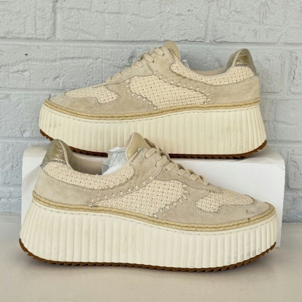Dolce Vita Woven Platform Sneakers Women's 10